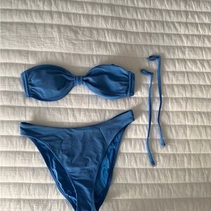 Abercrombie & Fitch Blue Bikini Set